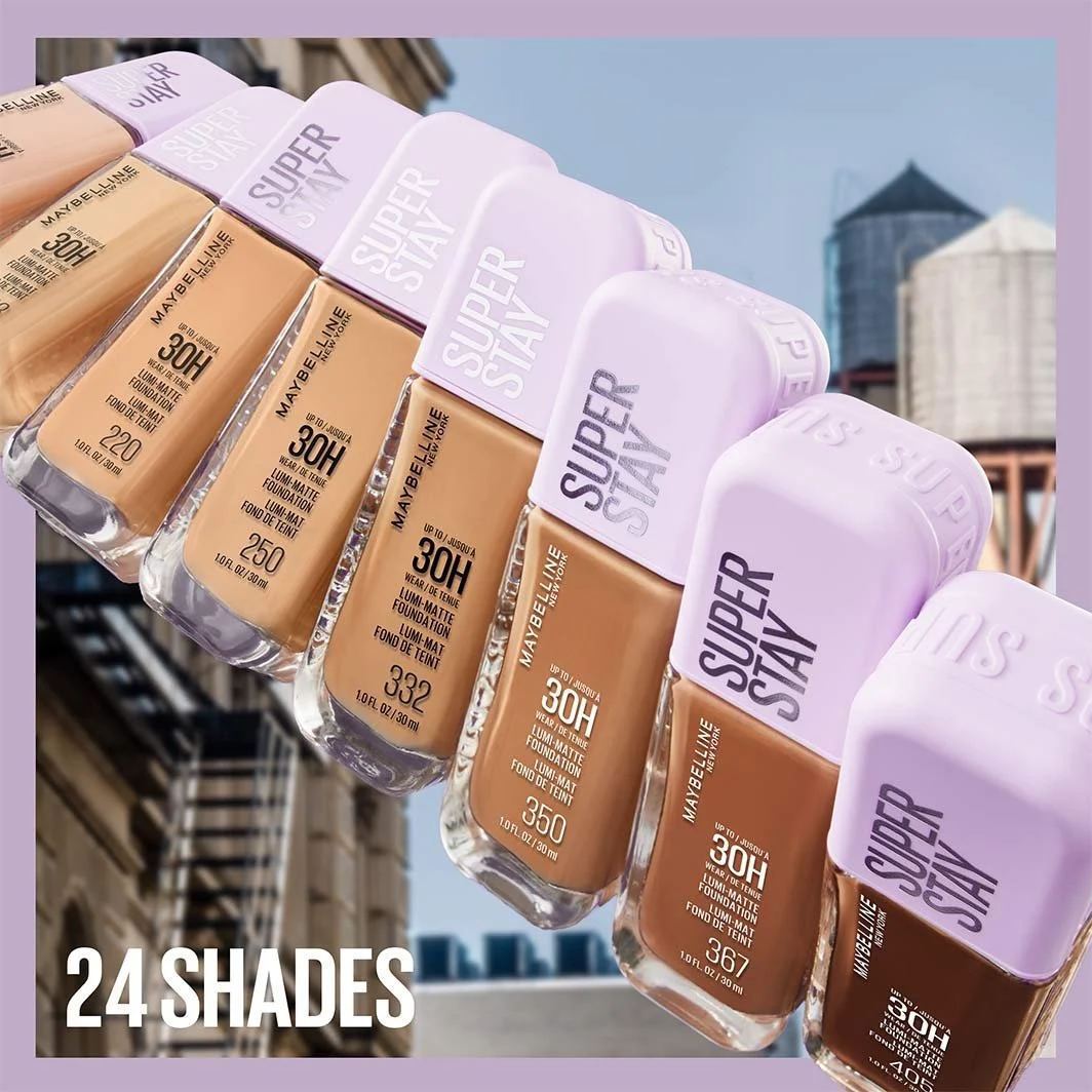 Maybelline Super Stay Lumi-Matte Up to 30hr Foundation USA – 125