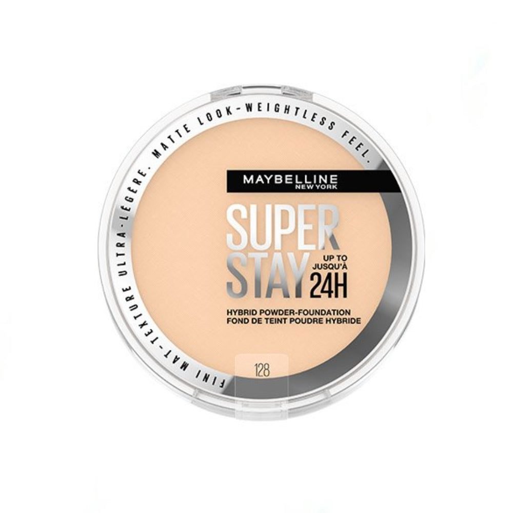 Maybelline Super Stay Up To 24Hr Hybrid Powder Foundation – 128
