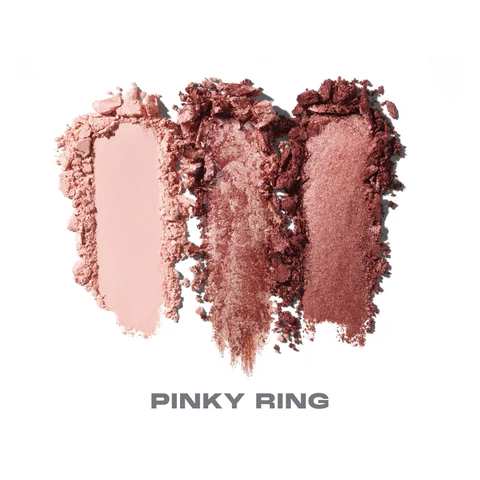 Morphe Dazzling Metallics Eyeshadow Trio – Pinky Ring