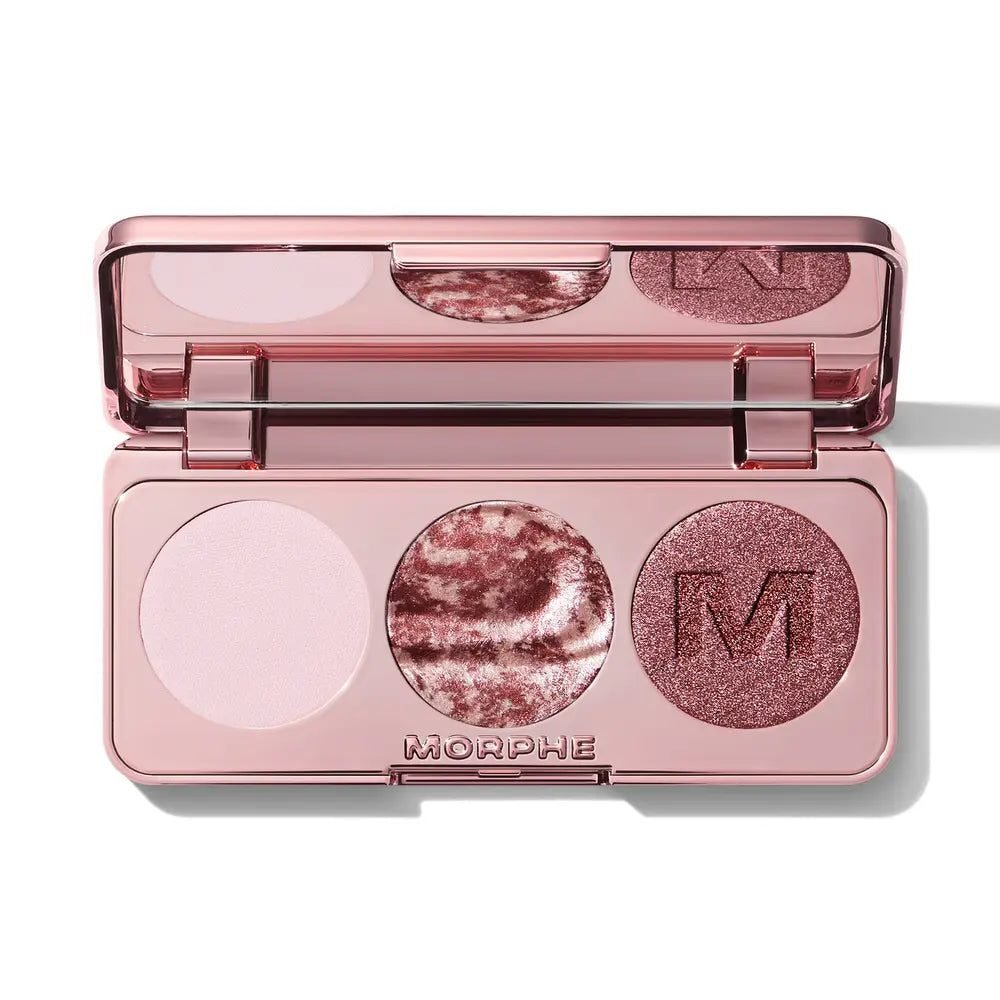 Morphe Dazzling Metallics Eyeshadow Trio – Pinky Ring