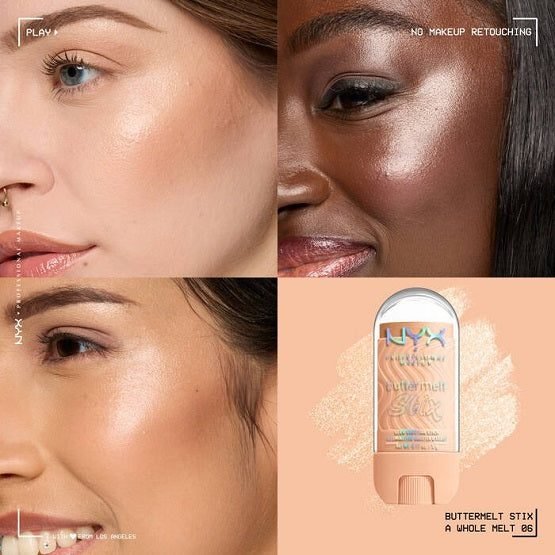 NYX – Buttermelt Glow Boosting Highlighter Stix – A Whole Melt