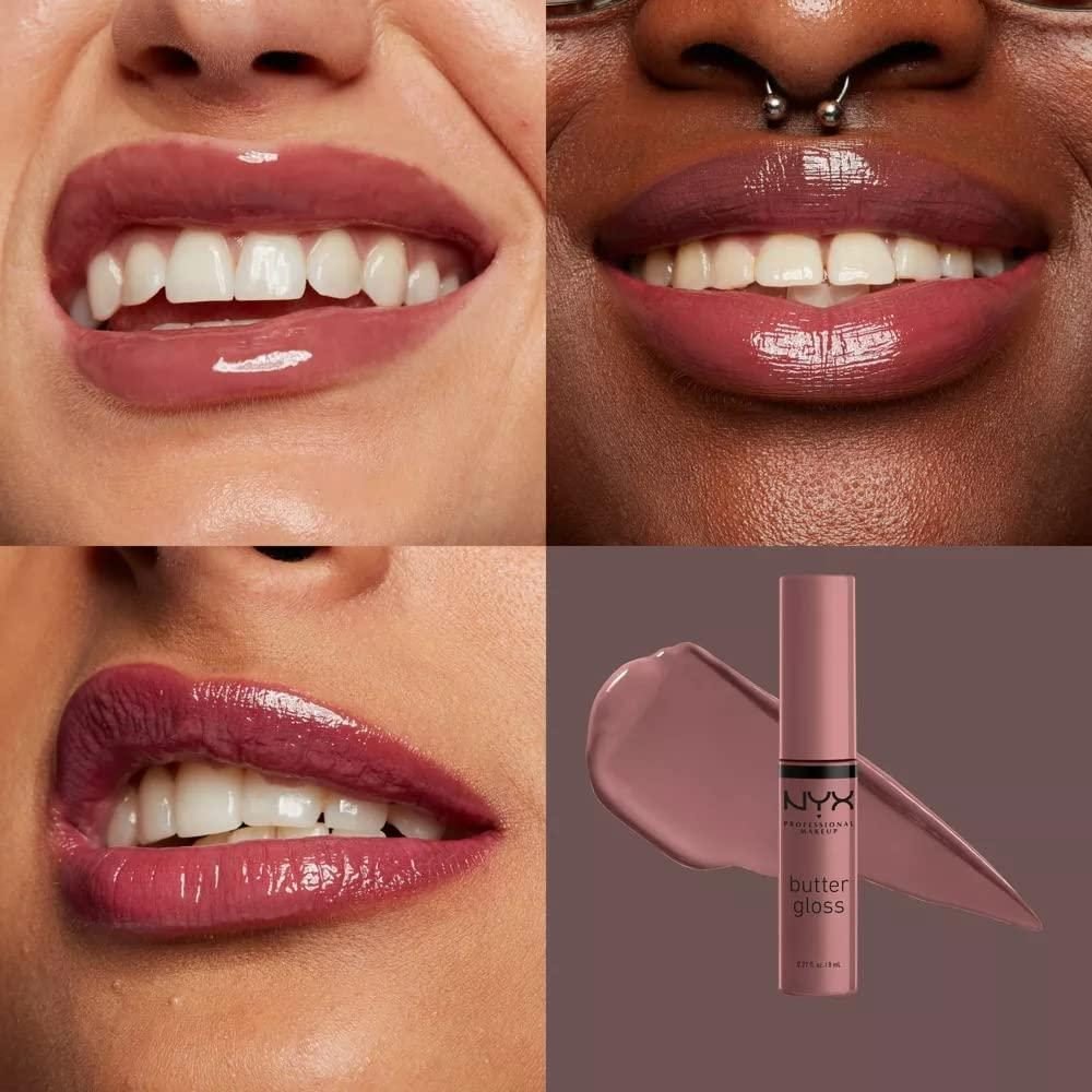 Nyx Cosmetics Butter Gloss Non-Sticky Lip Gloss Cream – Cinnamon roll