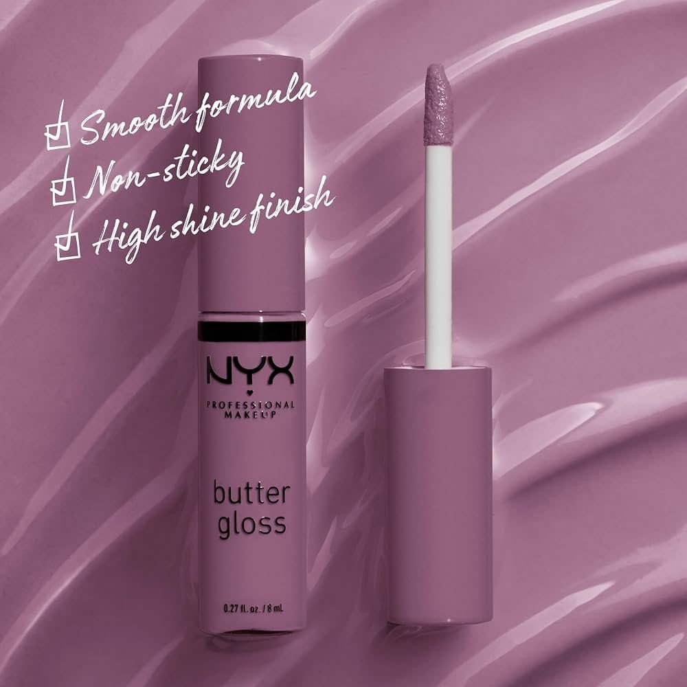Nyx Cosmetics Butter Gloss Non-Sticky Lip Gloss Cream – Marshmallow