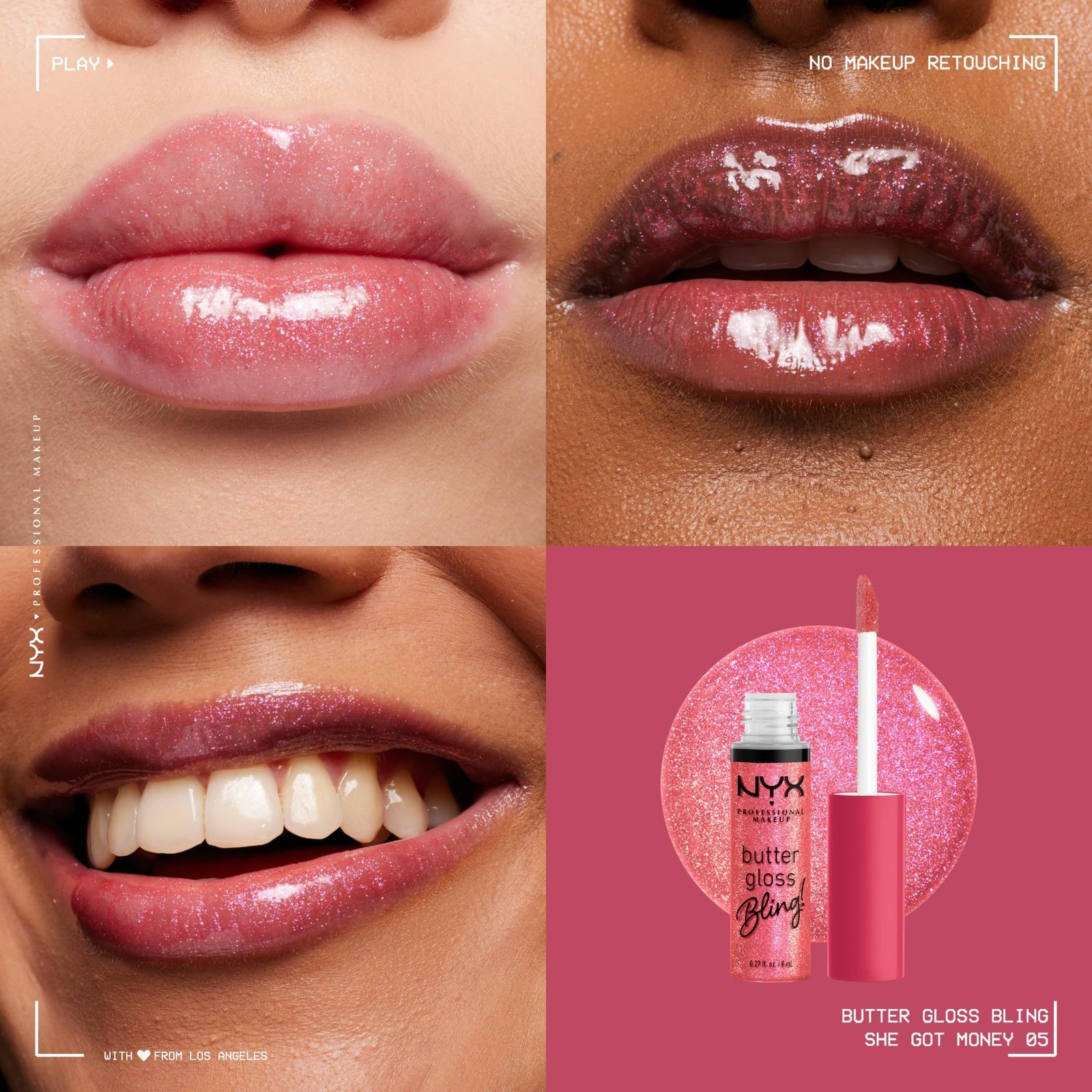Nyx Cosmetics Butter Gloss Non-Sticky Lip Gloss Cream – She Got Money