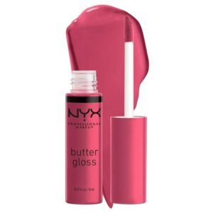 Nyx Cosmetics Butter Gloss Non-Sticky Lip Gloss Cream – Strawberry Cheesecake