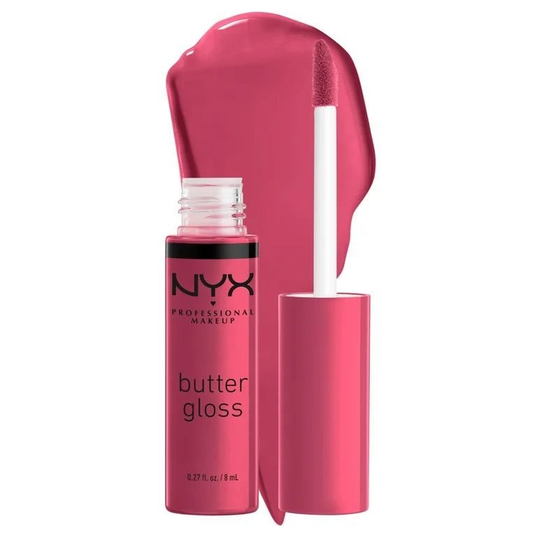 Nyx Cosmetics Butter Gloss Non-Sticky Lip Gloss Cream – Strawberry Cheesecake