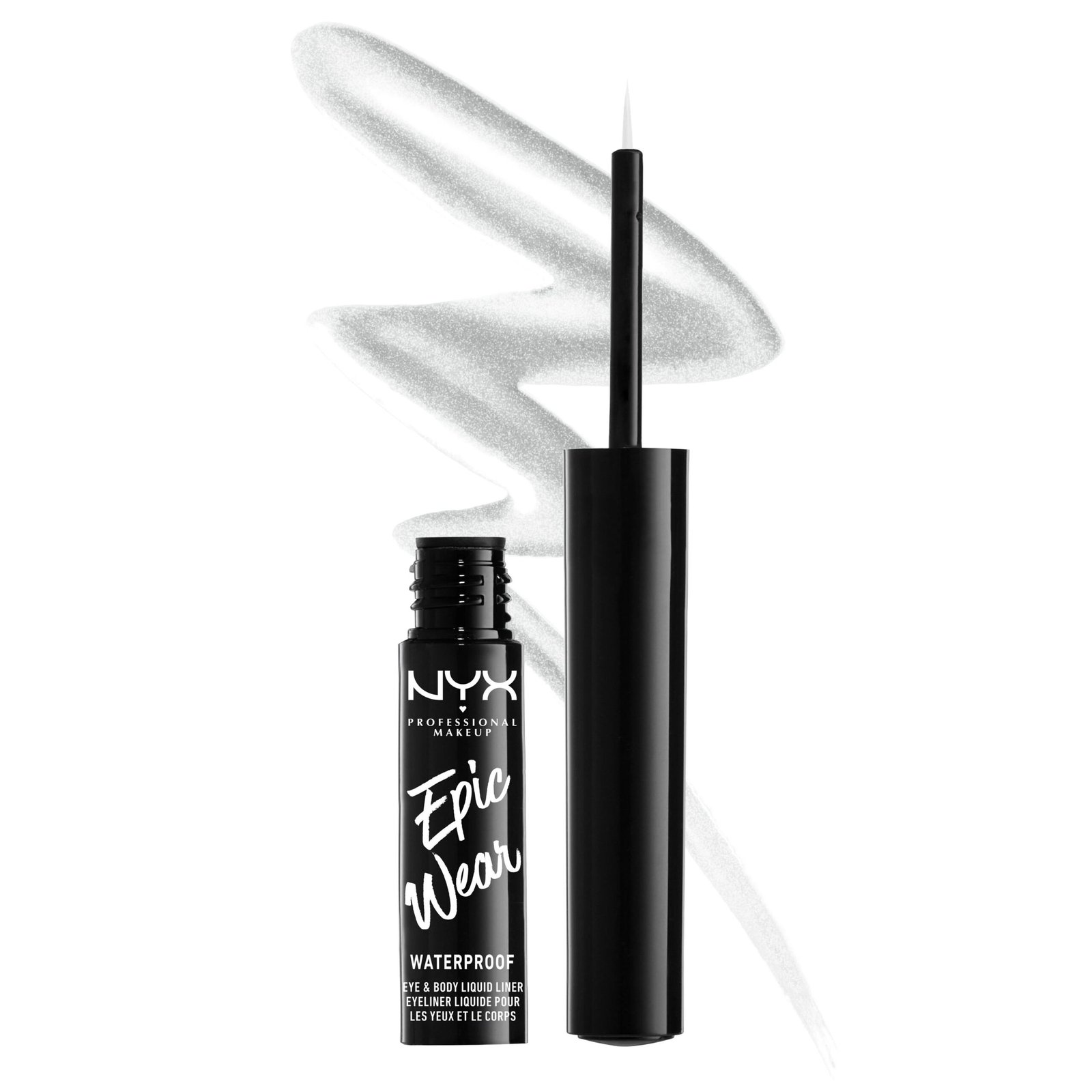Nyx Cosmetics Epic Wear Metallic Long-Lasting Waterproof Liquid Eyeliner – Gunmetal