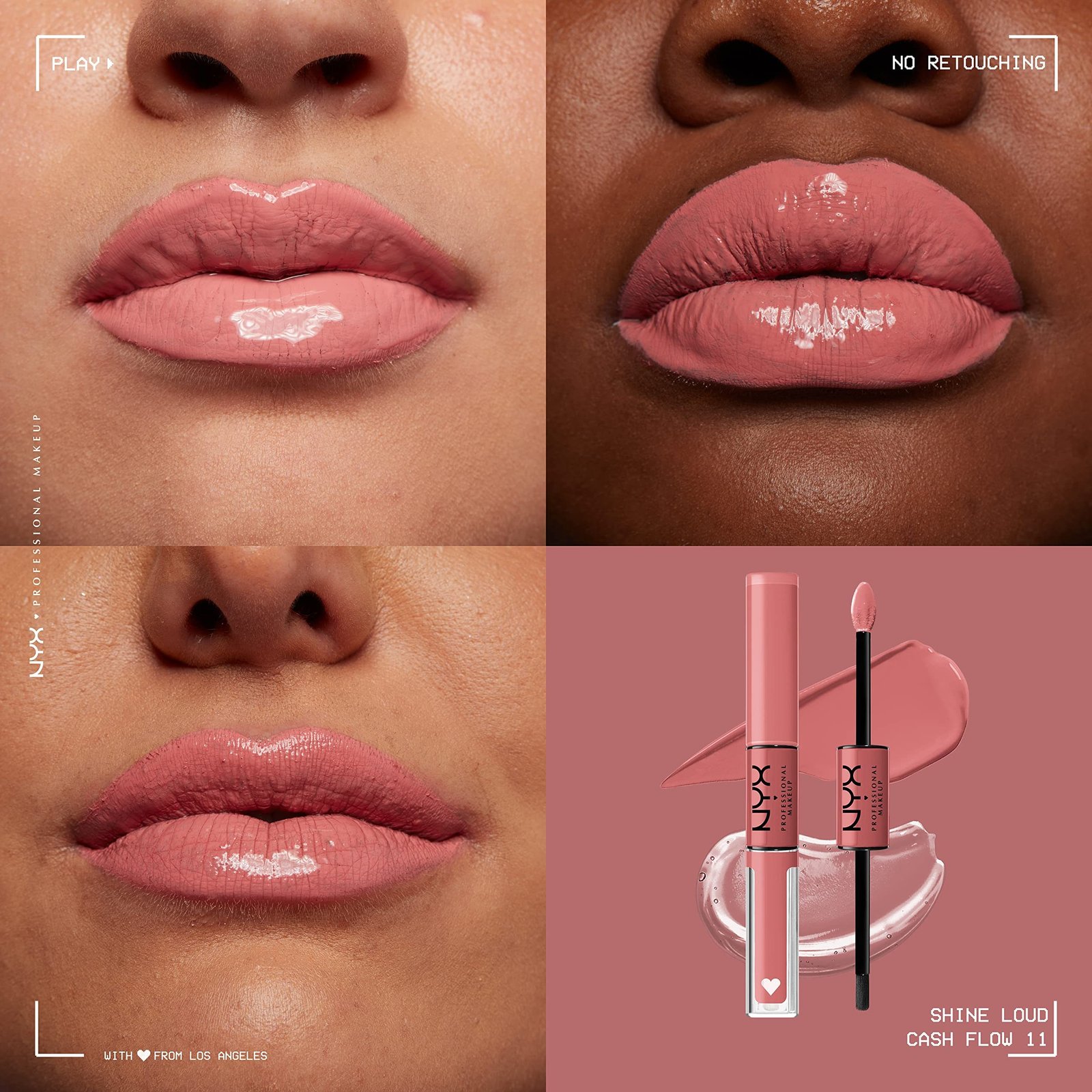 Nyx Cosmetics Shine Loud Vegan High Shine Long-Lasting Liquid Lipstick – Cash Flow