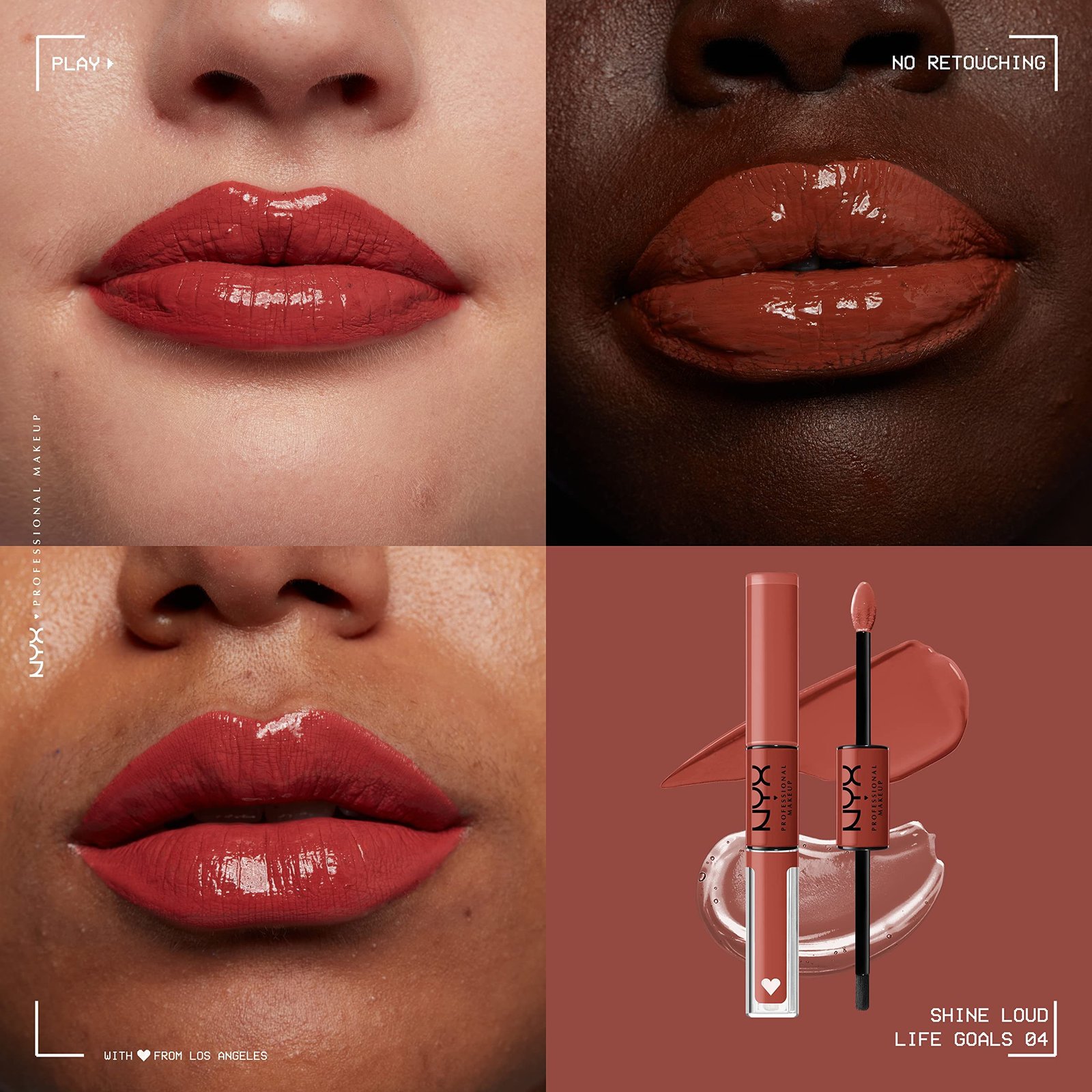 Nyx Cosmetics Shine Loud Vegan High Shine Long-Lasting Liquid Lipstick – Life Goals
