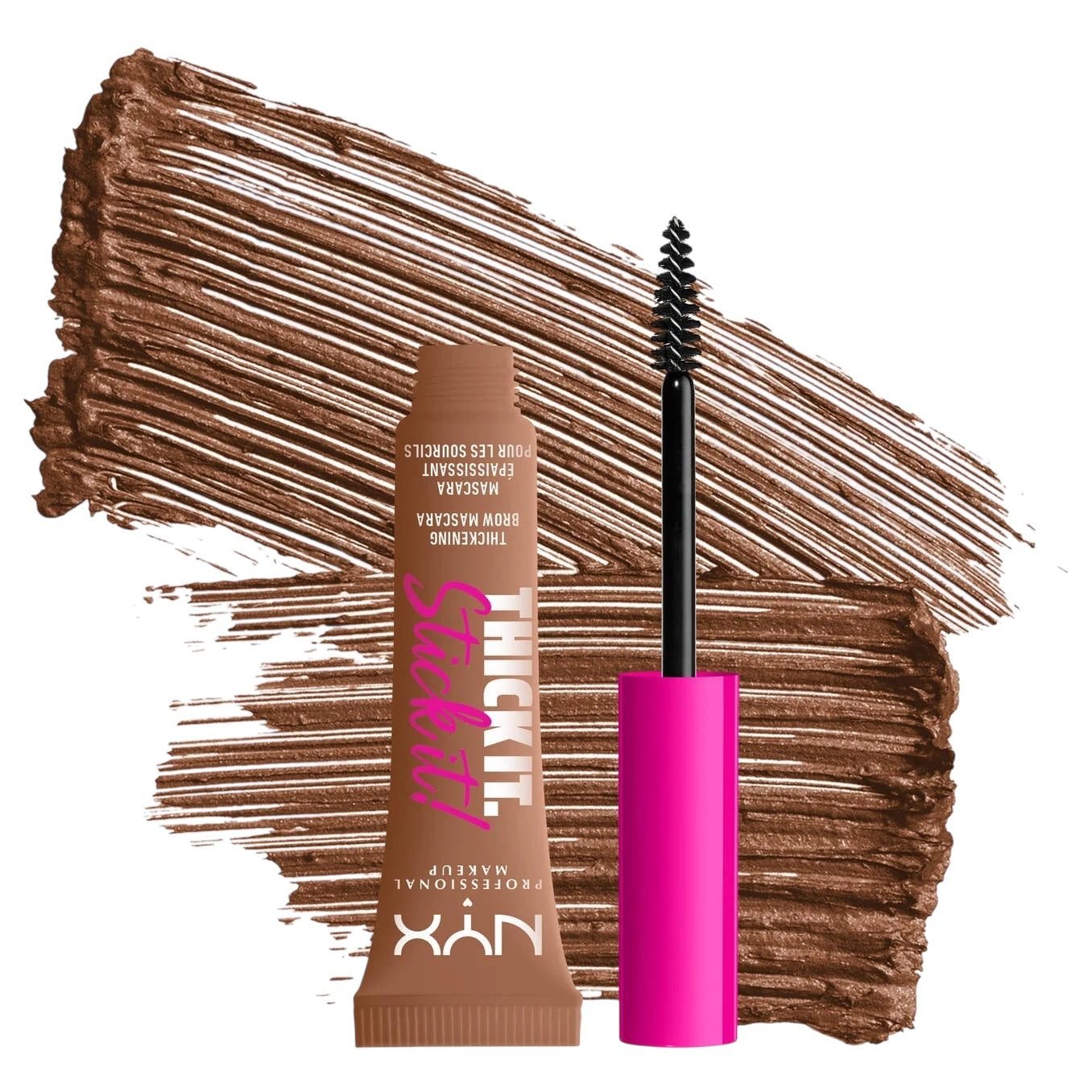 Nyx Cosmetics Thick it Stick it! Thickening Brow Gel Mascara – Auburn