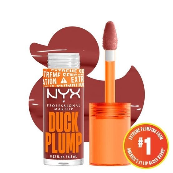 NYX – Duck Plump High Pigment Plumping Lip Gloss – 06 BRICK OF TIME