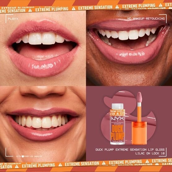 NYX – Duck Plump High Pigment Plumping Lip Gloss – 10 LILAC ON LOCK