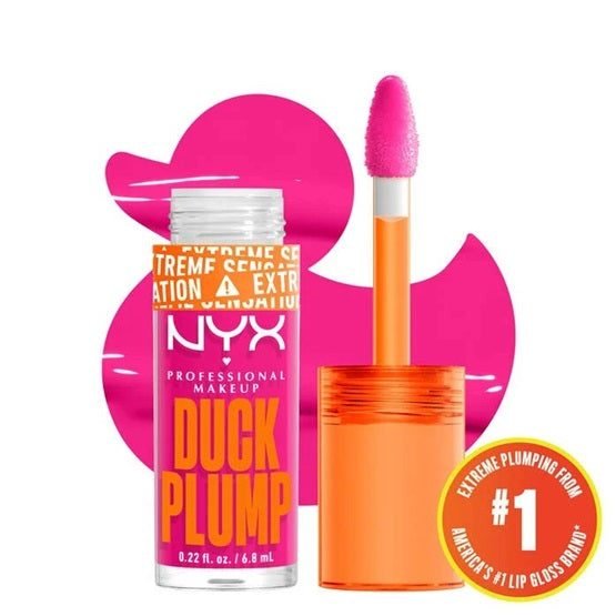 NYX – Duck Plump High Pigment Plumping Lip Gloss – 12 BUBBLEGUM BAE
