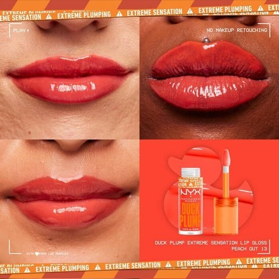 NYX – Duck Plump High Pigment Plumping Lip Gloss – 14 HALL OF FLAME