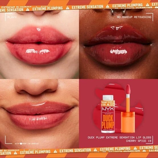 NYX – Duck Plump High Pigment Plumping Lip Gloss – 18 CHERRY SPICE
