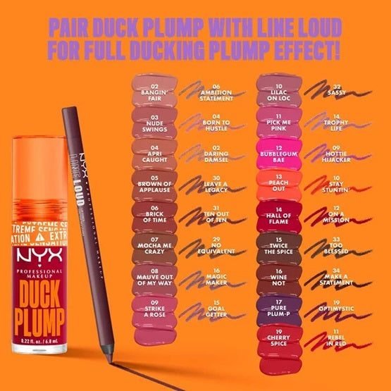 NYX – Duck Plump High Pigment Plumping Lip Gloss – BROWN OF APPLAUSE
