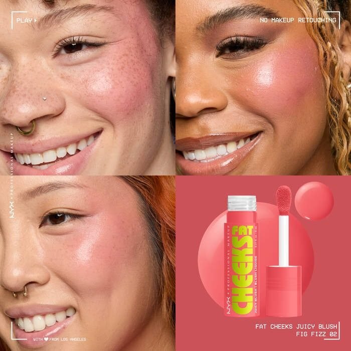 NYX – Fat Cheeks Juicy Liquid Blush – Fig Fizz
