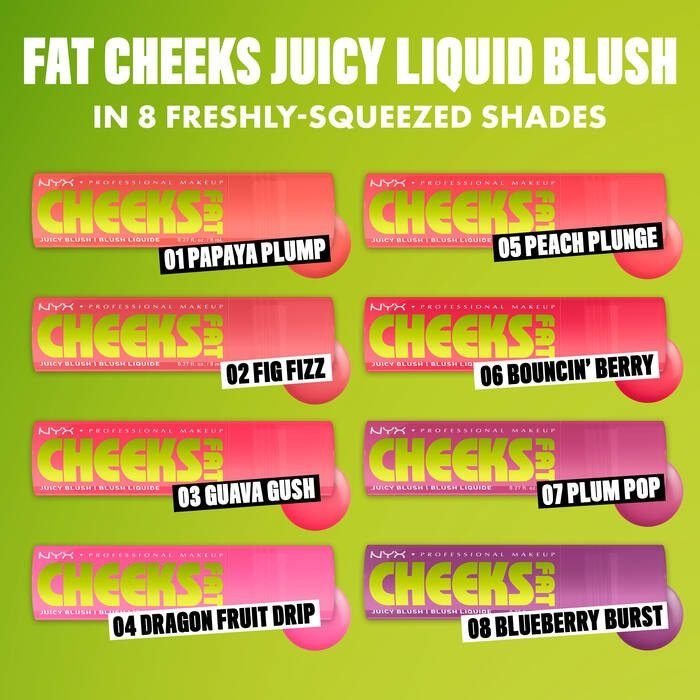 NYX – Fat Cheeks Juicy Liquid Blush – Fig Fizz