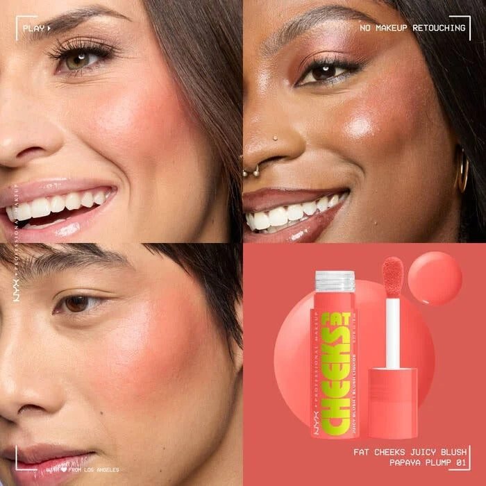 NYX – Fat Cheeks Juicy Liquid Blush – Papaya Plum