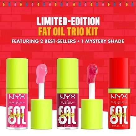 NYX – Home Alone Fat Oil Lip Drip Trio