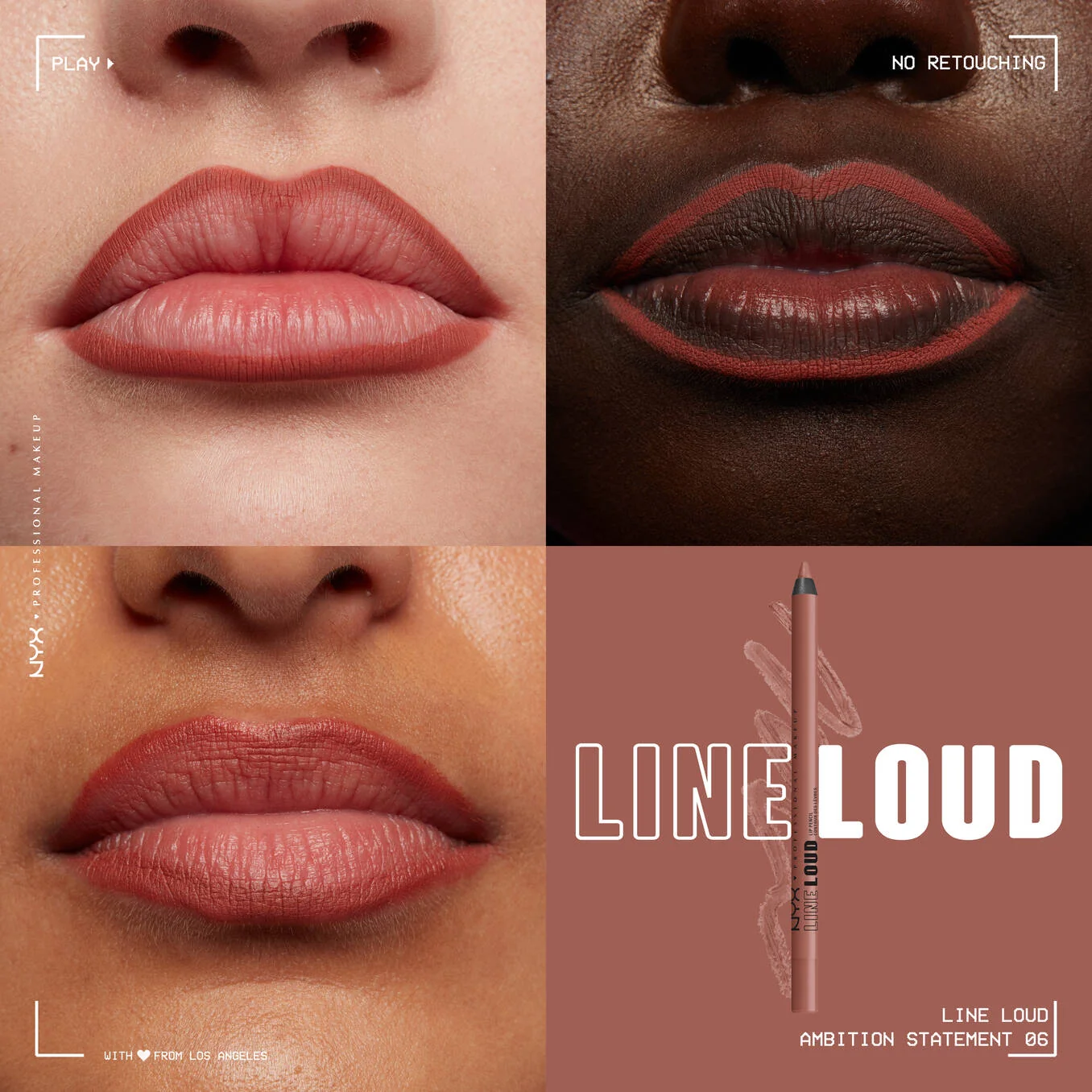 NYX Line Loud Vegan Longwear Lip Liner – Ambition Statement