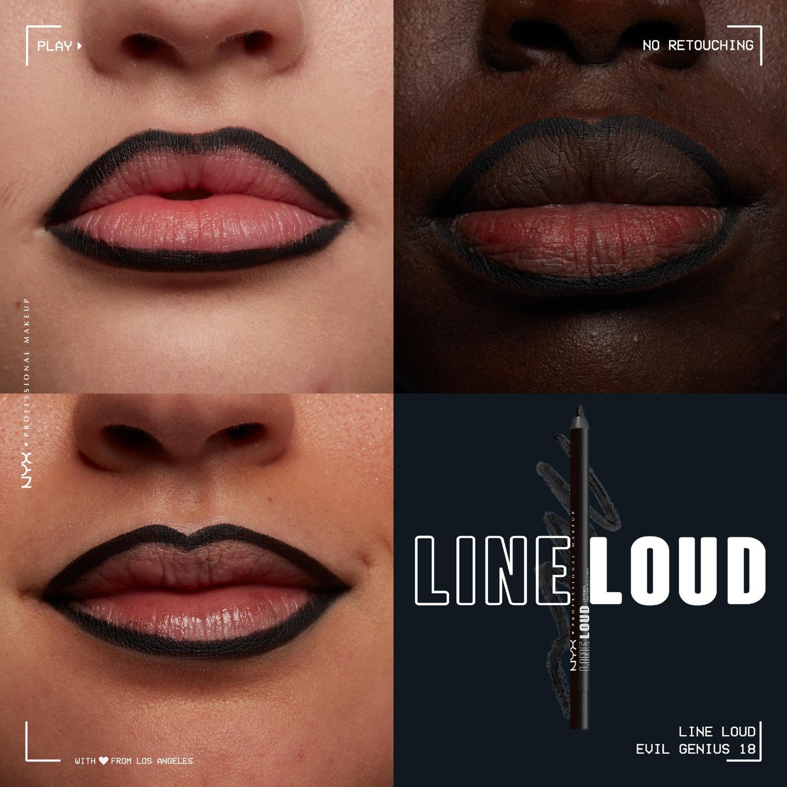 NYX Line Loud Vegan Longwear Lip Liner – Evil Genius
