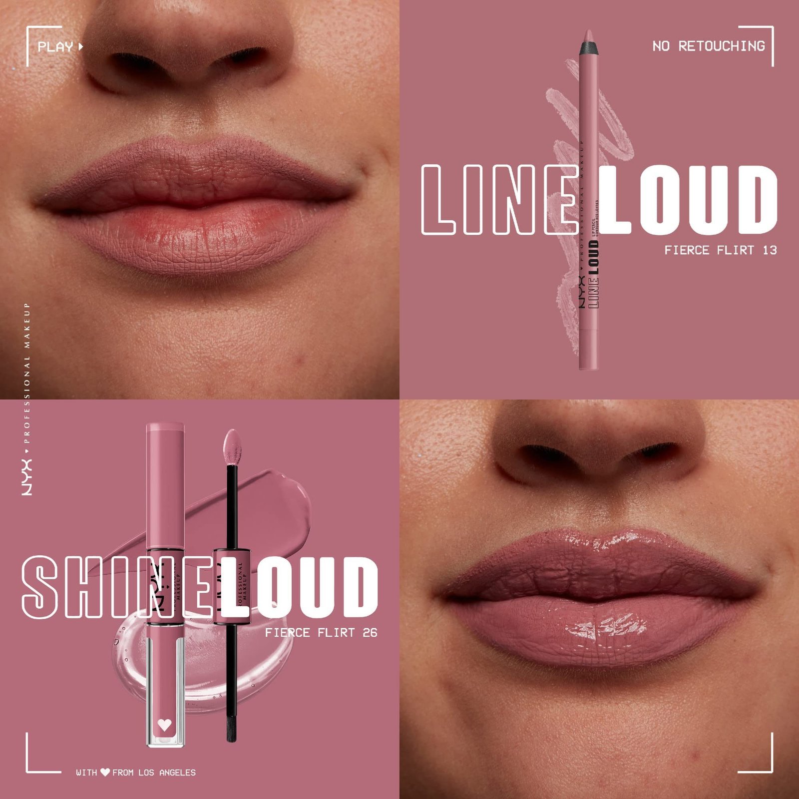 NYX Line Loud Vegan Longwear Lip Liner – Fierce Flirt