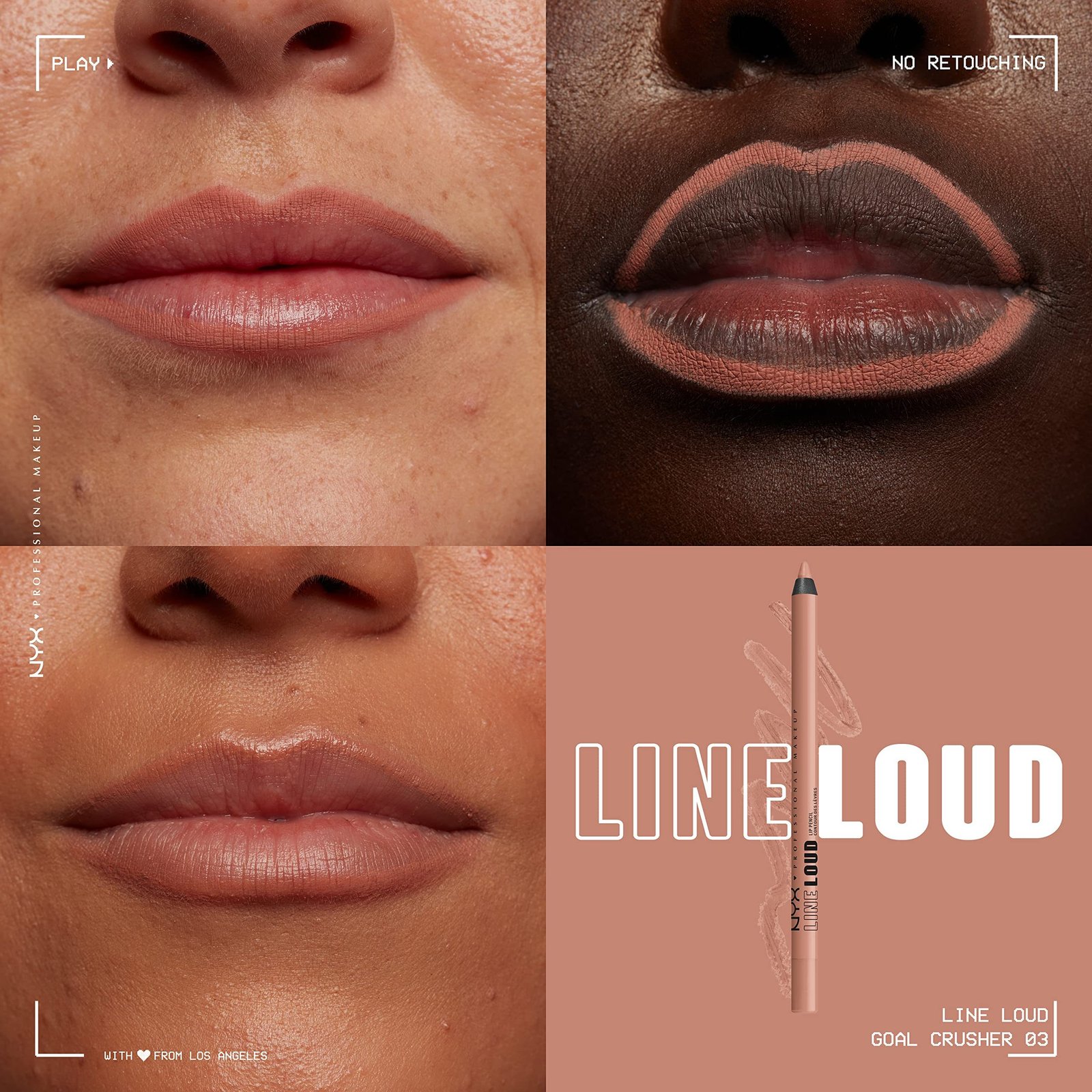 NYX Line Loud Vegan Longwear Lip Liner – Goal Crusher