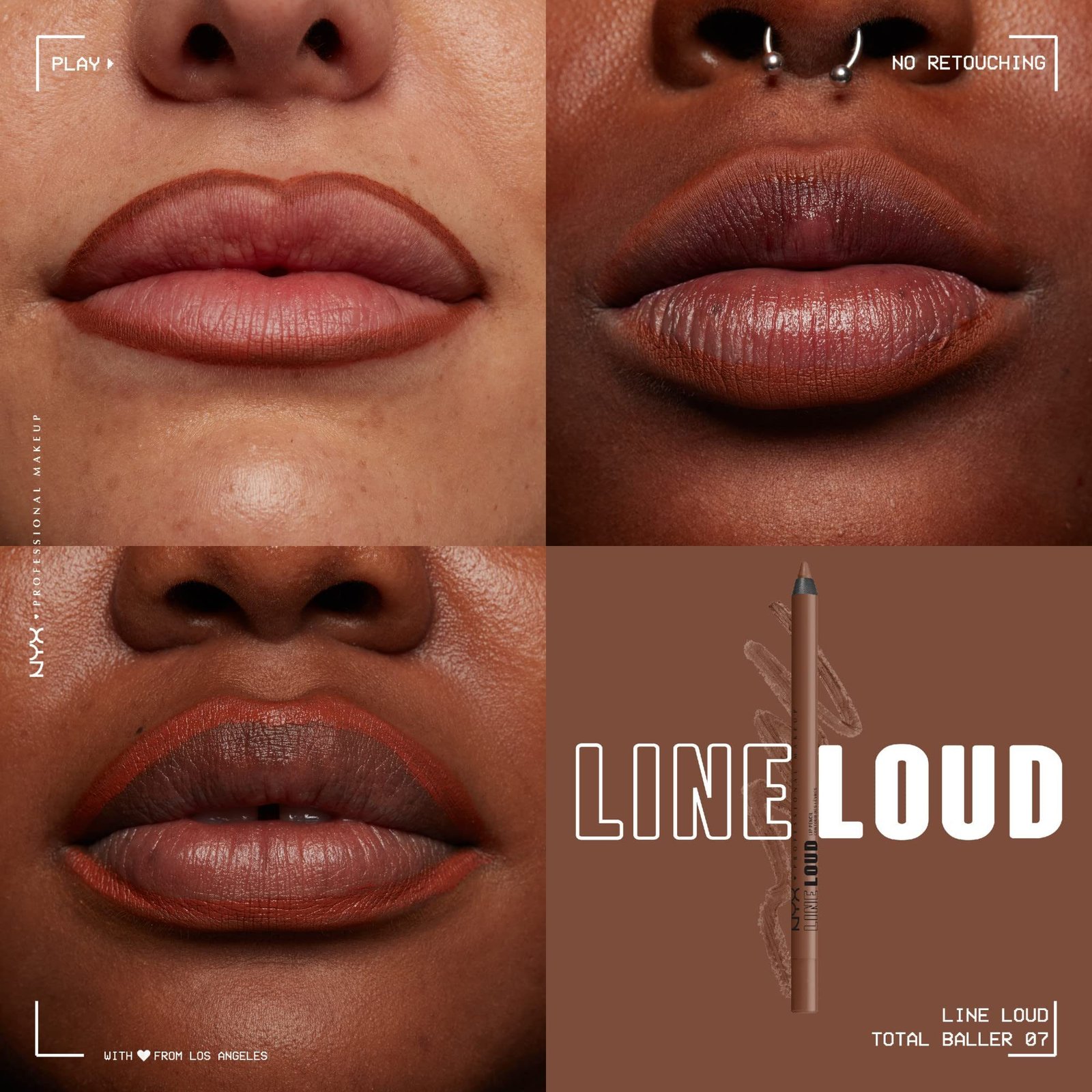NYX Line Loud Vegan Longwear Lip Liner – Total baller