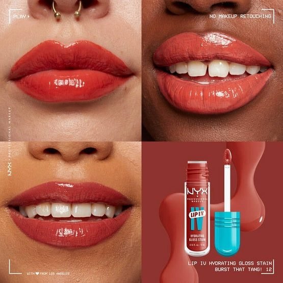 NYX – Lip I.V. Hydrating Gloss Serum – 12 Burst That Thang