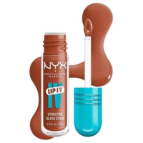 NYX – Lip I.V. Hydrating Lip Gloss Stain – Caramel Drip