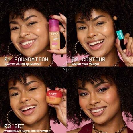 NYX – Make ‘Em Wonder Soft Matte Buildable Foundation – 02 Fair Porcelain