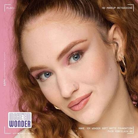 NYX – Make ‘Em Wonder Soft Matte Buildable Foundation – 02 Fair Porcelain