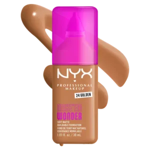 NYX – Make ‘Em Wonder Soft Matte Buildable Foundation – 24 Golden