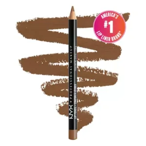 NYX Slim Lip Pencil Creamy Long-Wearing Lip Liner – Shade: Brown