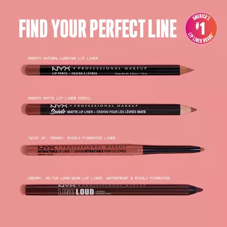 NYX Slim Lip Pencil Creamy Long-Wearing Lip Liner – Shade: Burgundy