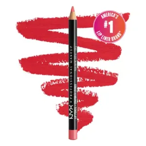 NYX Slim Lip Pencil Creamy Long-Wearing Lip Liner – Shade: Hot Red