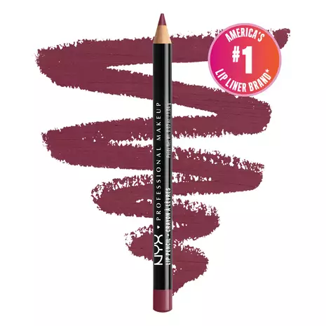 NYX Slim Lip Pencil Creamy Long-Wearing Lip Liner – Shade: Prune