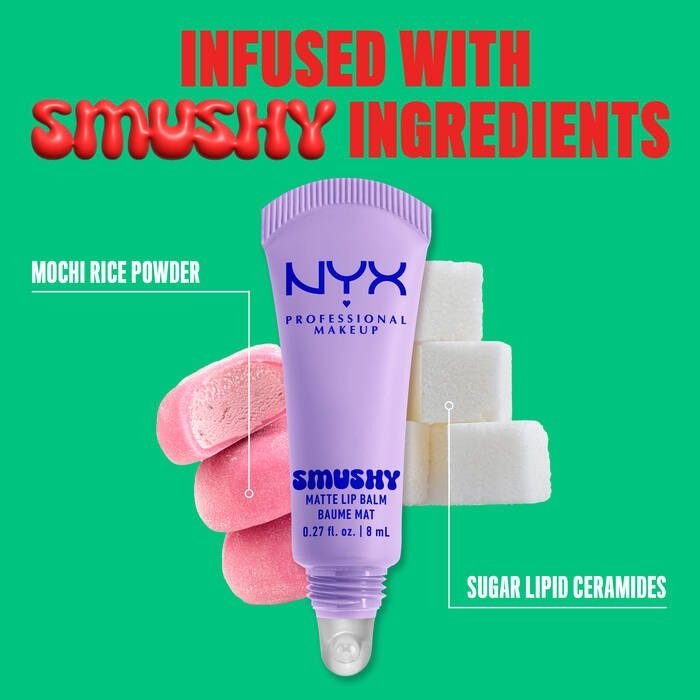 NYX – Smushy Matte Lip Balm – 01 Sugar Smush