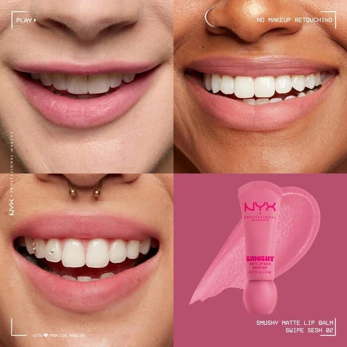 NYX – Smushy Matte Lip Balm – 02 Swipe Sesh