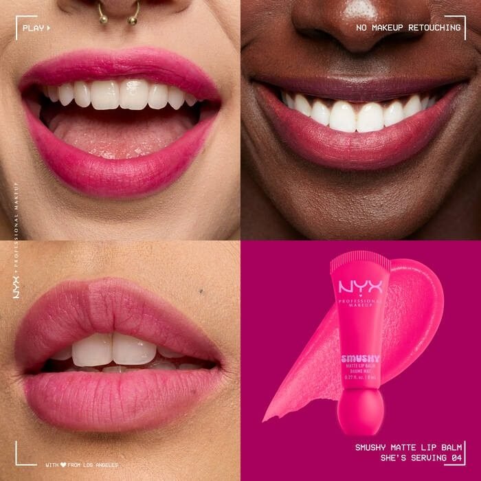 NYX – Smushy Matte Lip Balm – 04 She’s Serving