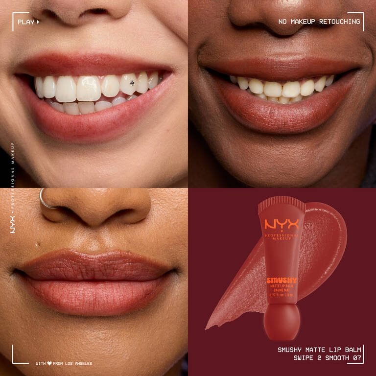NYX – Smushy Matte Lip Balm – 07 Swipe 2 Smooth