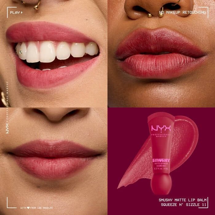 NYX – Smushy Matte Lip Balm – 11 Squeeze N’ Sizzle