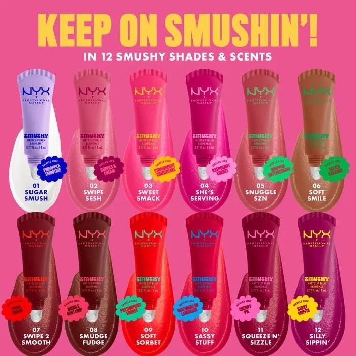 NYX – Smushy Matte Lip Balm – 11 Squeeze N’ Sizzle
