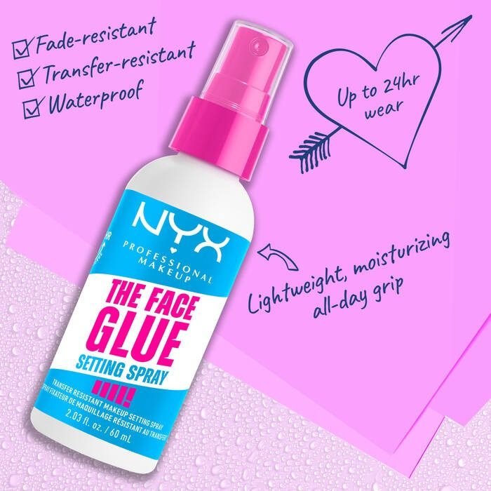 NYX – The Face Glue Setting Spray – 60ML