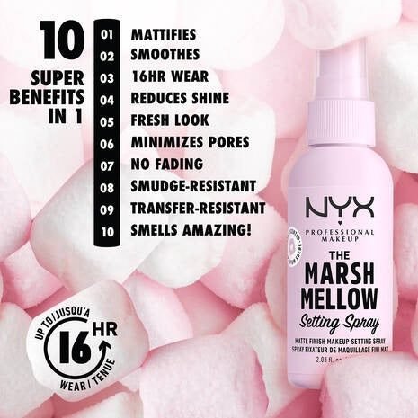 NYX – The Marsh Mellow Setting Spray – 60ml