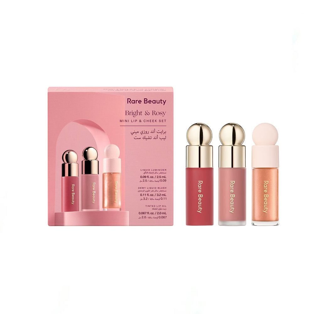 Rare Beauty Bright & Rosy Soft Pinch Mini Cheek & Lip Set