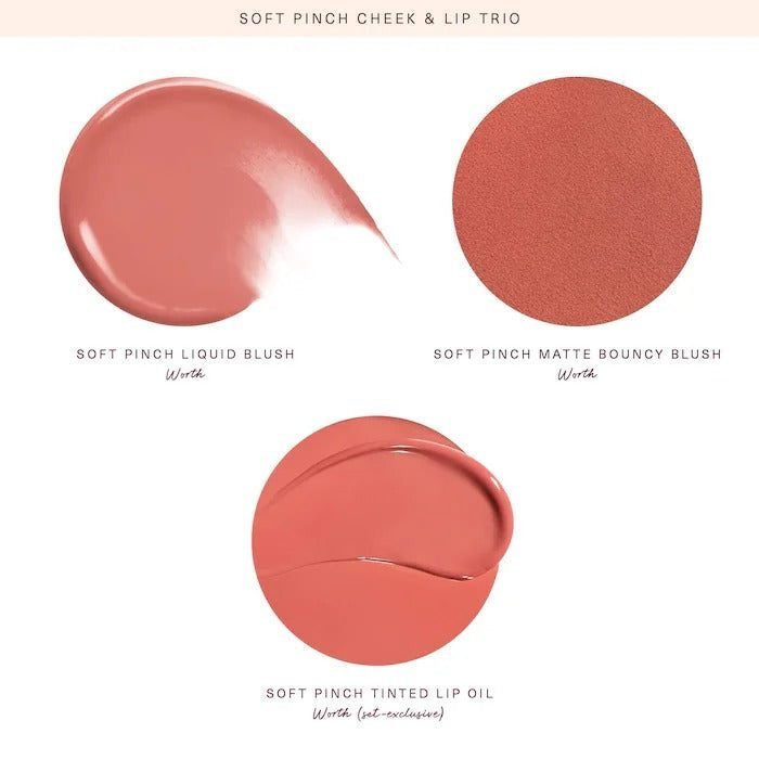 RARE BEAUTY – Soft Pinch Cheek & Lip Trio Makeup Gift Set