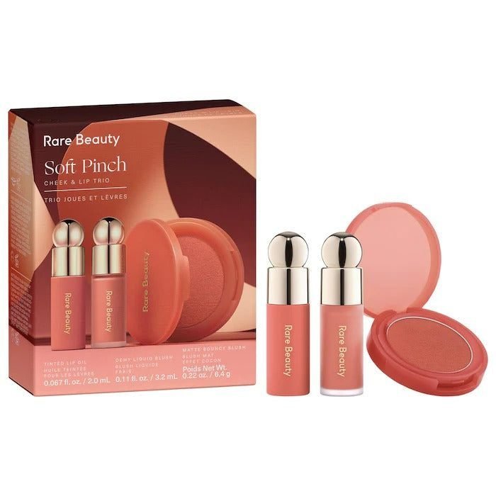 RARE BEAUTY – Soft Pinch Cheek & Lip Trio Makeup Gift Set