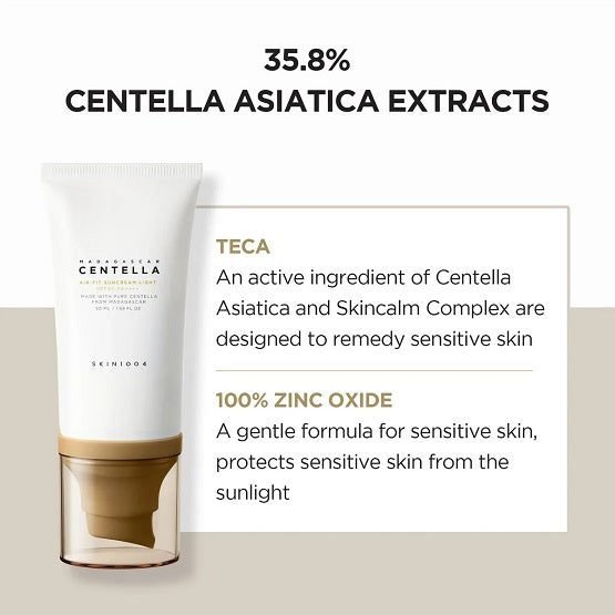 SKIN 1004 MADAGASCARA – Centella Air-Fit Suncream Light SPF30 PA++++ – 50ml